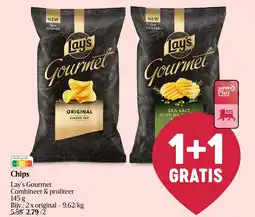 Delhaize Lay's Gourmet Chips aanbieding