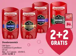 Delhaize Old Spice Deodorantstick aanbieding
