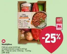 Delhaize Maaltijdbox aanbieding