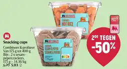 Delhaize Snacking cups aanbieding