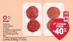 Delhaize Burger aanbieding