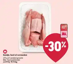 Delhaize Konijn, heel of versneden aanbieding