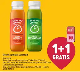 Delhaize Innocent Drank op basis van fruit aanbieding