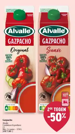 Delhaize Alvalle Gazpacho aanbieding