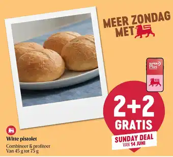 Delhaize Witte pistolet aanbieding