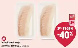 Delhaize Kabeljauwhaasje aanbieding