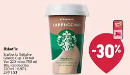 Delhaize Starbucks ijskoffie aanbieding