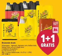 Delhaize Schweppes Bruisende drank aanbieding