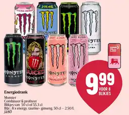 Delhaize Monster Energiedrank aanbieding