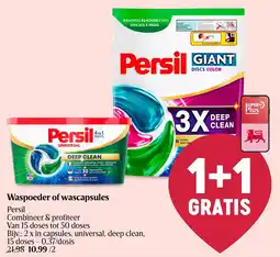Delhaize Persil Waspoeder of wascapsules aanbieding