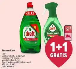 Delhaize Dreft Afwasmiddel aanbieding