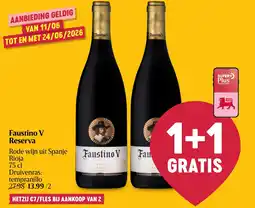 Delhaize Faustino V Reserva aanbieding