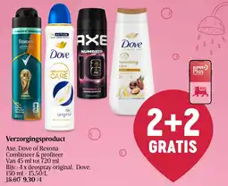 Delhaize Axe, Dove of Rexona Verzorgingsproduct aanbieding