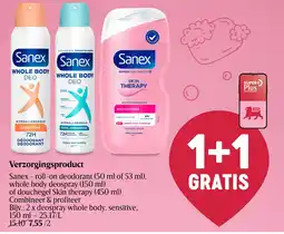 Delhaize Sanex Verzorgingsproduct aanbieding