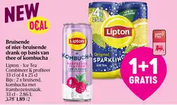 Delhaize Lipton Ice Tea Bruisende of niet-bruisende drank op basis van thee of kombucha aanbieding