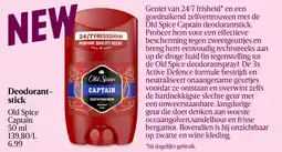 Delhaize Old Spice Captain Deodorant stick aanbieding