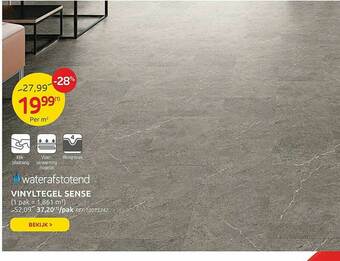 Brico Vinyltegel Sense aanbieding