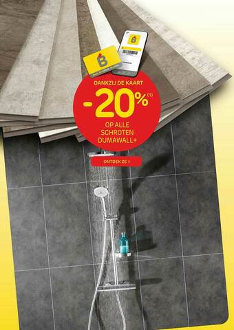 Brico Schroten Dumawall aanbieding