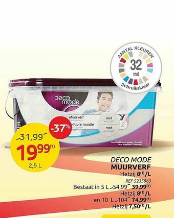 Brico Deco Mode Muurverf aanbieding
