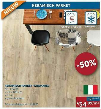 Zelfbouwmarkt Keramisch Parket aanbieding