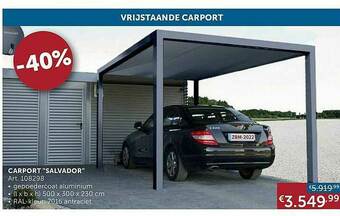 Zelfbouwmarkt Carport aanbieding