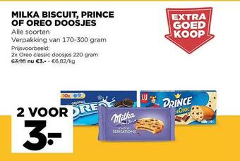 Jumbo Milka Biscuit, Prince Of Oreo Doosjes aanbieding