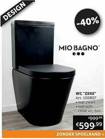 Zelfbouwmarkt Wc Zeke aanbieding