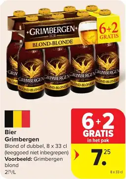 Carrefour Bier Grimbergen aanbieding