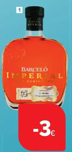 Carrefour Rum Barceló aanbieding