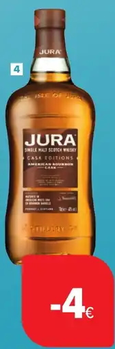 Carrefour Whisky Jura en Deveron Jura 40% aanbieding