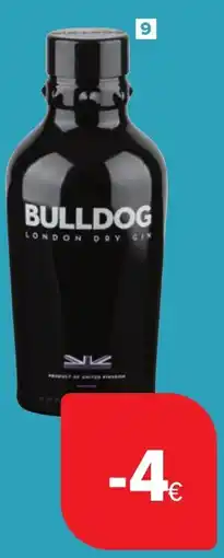 Carrefour London Dry Gin Bulldog 40% aanbieding
