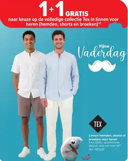 Carrefour Linnen hemden, shorts of broeken voor heren aanbieding