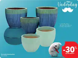 Carrefour Terracotta Bloempotten aanbieding
