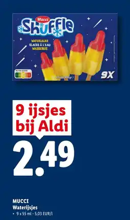 Lidl Mucci Waterijsjes aanbieding