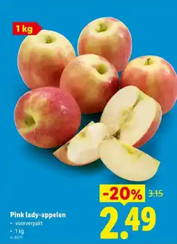 Lidl Pink Lady Appelen aanbieding