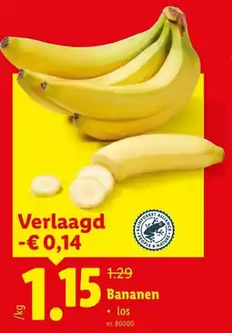 Lidl Bananen aanbieding
