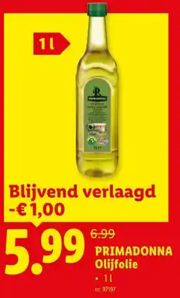 Lidl Primadonna Olijfolie aanbieding