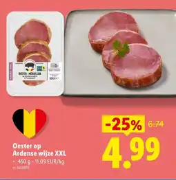 Lidl Oester op Ardense wijze XXL aanbieding