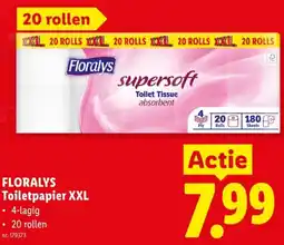 Lidl Floralys Toiletpapier XXL aanbieding