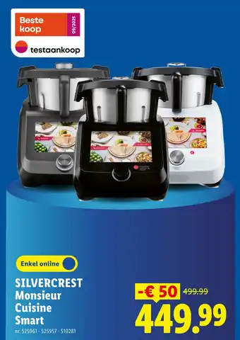 Lidl SilverCrest Monsieur Cuisine Smart aanbieding