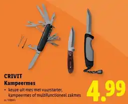 Lidl Crivit Kampeermes aanbieding