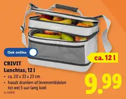 Lidl Crivit Lunchtas aanbieding