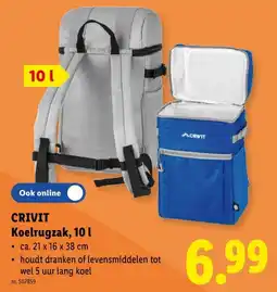 Lidl Crivit Koelrugzak aanbieding