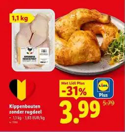 Lidl Kippenbouten zonder rugdeel aanbieding