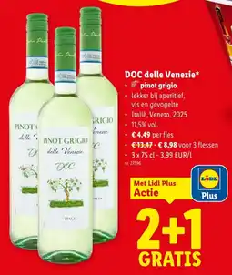 Lidl Doc delle venezie pinot grigio aanbieding