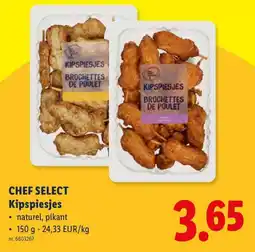 Lidl Chef Select Kipspiesjes aanbieding