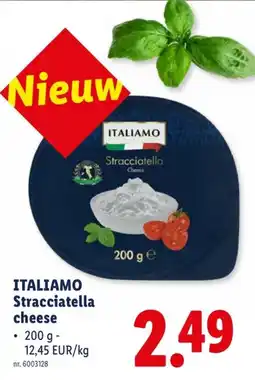 Lidl Italiamo Stracciatella Cheese aanbieding