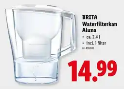 Lidl Brita Waterfilterkan Aluna aanbieding