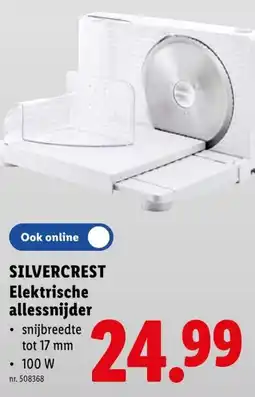 Lidl Silvercrest Elektrische allessnijder aanbieding