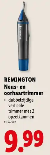 Lidl Remington Neus en oorhaartrimmer aanbieding